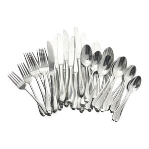 Gorham “Studio” 40-Piece Stainless 18/10 Flatware Set